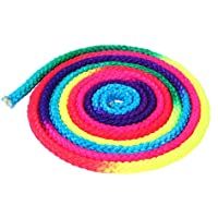 Alomejor Cuerda de Gimnasia Color del Arco Iris Cuerda de Gimnasia rítmica Sólida Competencia Artes Cuerda de…